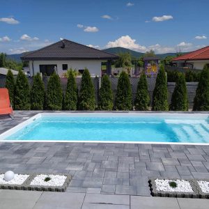 Sklolaminátový bazén Rodos